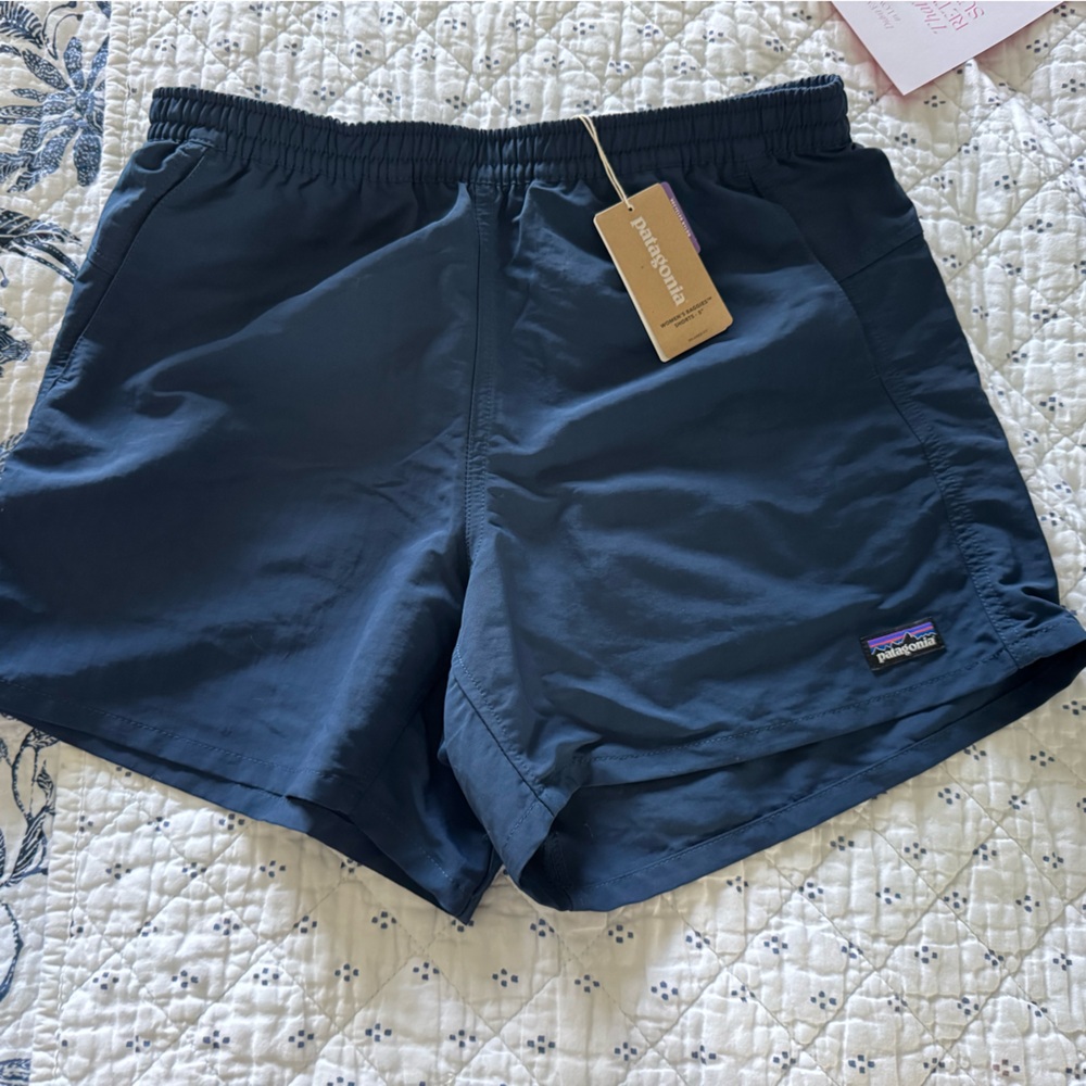 Patagonia Women's Athletic Shorts - Dark Blue